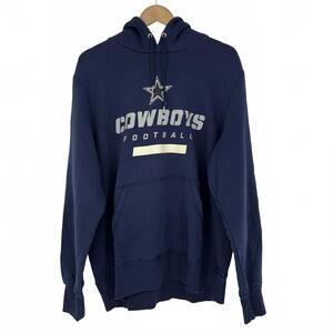 Nike Dallas Cowboys NFL Hoodie Sweatshirt Navy Blue Sportswear Football Team XL